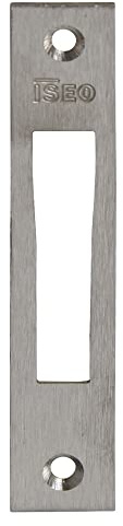 Gâche plate ISEO haute ou basse inox pour Electa - 24x3x132 mm - 038020