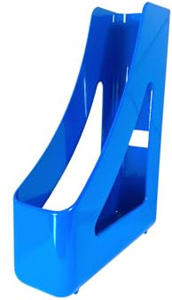 Deflecto-Porte-revues-Bleu