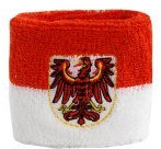 Flaggenfritze® Schweißband Deutschland Brandenburg, 2er Set