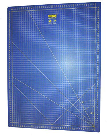 Ideas - Base da taglio di alta qualità, 60 x 45 cm blu
