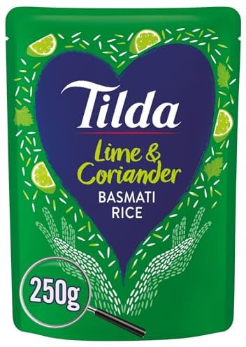 Tilda Microwave Lime and Coriander Basmati Rice 250g