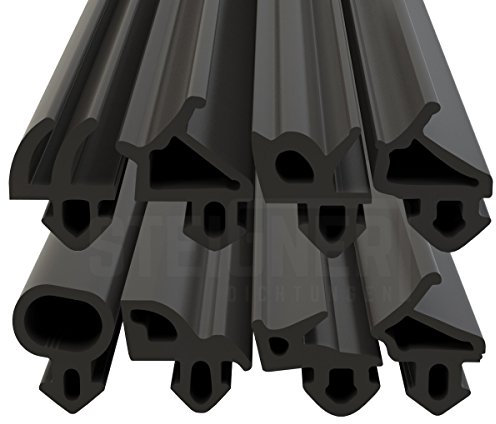 STEIGNER Fensterdichtung Gummidichtung Profildichtung aus TPE, 1m, SFD10