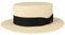 Mayser Gondolo Panamahut Strohhut Panamastrohhut Sommerhut Sonnenhut Damen/Herren - Made in The EU mit Ripsband, Ripsband Frühling-Sommer - L (59-60 cm) Natur