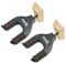 Gancio per chitarra universale a parete rockjam con bracci imbottiti - Twin Pack