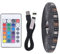 Striscia LED RGB USB,5M 30leds/m Nero PCB DC 5V 5050 Colore RGB LED Light con telecomando 24Key per TV Illuminazione di fondo,Luce nastro,Cucina Illuminazione a LED Decor Nastro striscia LED Strip