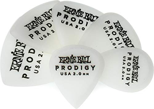 Ernie Ball 2.0 mm White Multipack Prodigy Picks 6-pack