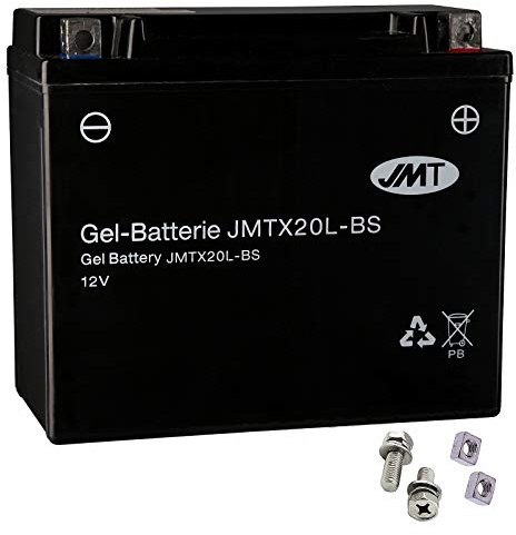 YTX20L-BS JMT Gel Batterie für FXSTI 1450 EFI Softail Standard Baujahr 2004-2006