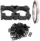 Youmile 50 STÜCKE 18650 Lithium Batterie Halterung Halter 2 Zellen Kunststoff Lithium Batterie Für DIY Baterry Pack + Nickel Streifen