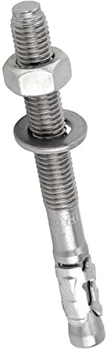 FASTON Schwerlastdübel M12x120 Edelstahl A4 V4A (5 Stück) Bolzenanker Schwerlastanker Keilanker Blitzdübel Ankerbolzen Befestigungen Stahlanker Dübel Anker