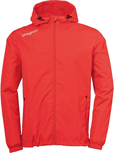 uhlsport Kinder Regenjacke Essential Regenjacke, Rot/Weiß, 128, 100520203