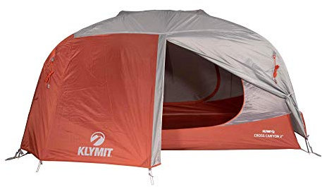 Klymit Uni – Erwachsene Cross Canyon 2 Tent Zelt, Rot/Grau, 2 Person