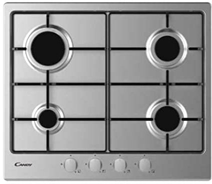 Candy CEL6PBRX Acciaio inossidabile Da incasso 59 cm Gas 4 Fornello(i)