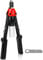 HAUTMEC 13 Heavy Duty Rivet Gun, Hand Riveter Designed in High Leverage with 5 Replaceable Nosepieces and Rivets Collecting Bottle HT0129-UK