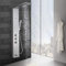 Huin Panneau de douche pluie cascade thermostatique colonne de douche jets bec de baignoire robinet de douche