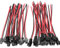 D-Orange 20 Paare JST SM Steckverbinder 24AWG JST 2 Pin Stecker Männlich und Weiblich Steckverbinder Adapter mit 100 mm Elektrisch Kabel für LED Licht