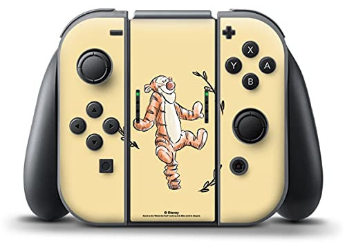 DeinDesign Skin kompatibel mit Nintendo Switch Controller Folie Sticker Winnie Puuh Tigger Tiere Disney