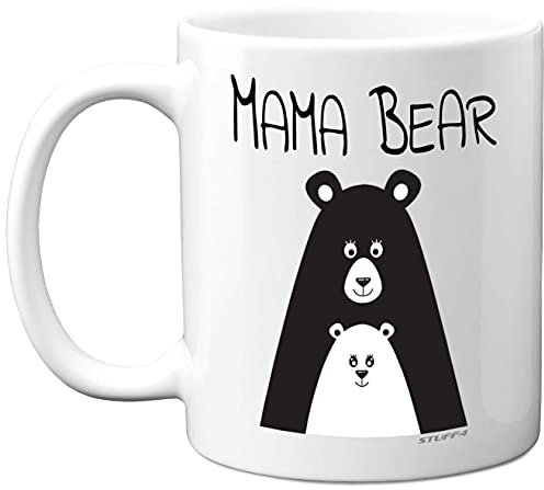 Mama Bear Tasse – Geburtstagsgeschenke sie Mama Tasse Muttertagsgeschenke Frauen 313 ml Keramik spülmaschinenfest Muttertagsgeschenke Mama Geschenke Weihnachten Muttertagsgeschenke