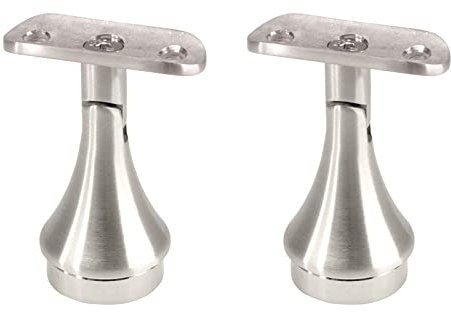 Handlaufstütze Handlaufträger Geländerhalterung Edelstahl Handlaufstütze Konisch Ø42,4mm x 2 Stück