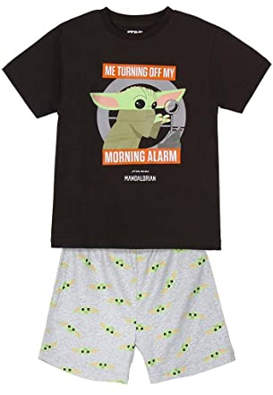 CERDÁ LIFE'S LITTLE MOMENTS - Schlafanzug Junge mit The Mandalorian Motiven Bedruckt | Aus 100% Baumwolle hergestellt - Offizielle Lizenz Star Wars