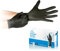 INTCO SYNGUARD 100 Stück schwarze Nitril-Handschuhe – Premium-Qualität – Einweg – Beidhändig – Gummibasis – geeignet für medizinische Bereiche, Lebensmittelverarbeitung – Packung mit 100 Stück (100