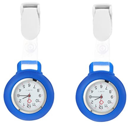 Mikikit 2 Stück Funktionsclip - Multifunktionsuhr - Profis Mit Hängenden Dunklen Uhren Graduierungsbrosche Pflegeuhrenabdeckungsclip Für Blaue Accessoires Partyrevers Zubehör