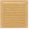 Amig - Griglia quadrata in plastica con zanzariera| Griglie di ventilazione per presa d'aria | Adatto per soffitto cucina e bagno | Dimensioni: 170 X 170 MM | Colore: pino