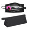 zCloud Travel hair dryer bag, storage bag, PU leather travel protection bag, suitable for Dyson Supersonic Hair Dryer and Dyson Airwrap Styler,Shark Flexstyle (Black-A)