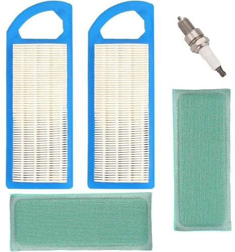 Ewillownm Compatible avec le filtre à air 697153 pour tondeuse à gazon Briggs & Stratton 698083 795115 697634 697153 5043 697014 797008