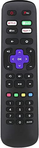 Genuine Replacement TV Remote Control Compatible with TCL 32RS530K 40RS530K 43RC630K 43RP630K 50RC630K 55RC630K 65RC630K 65RP630K 50RP630K 55RP630K