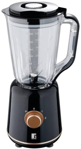 BERGNER COPPERLY - Großraummixer - 2 Geschwindigkeiten mit 800 W Pulsleistung - 1,8 Liter Kunststoffbehälter - Edelstahlklingen - Rutschfester Griff
