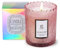 Duftkerze in eleganter Glasbox, 7 Unzen / 200g - 100% natürliche Sojawachs, 30 Stunden Brenndauer - Perfekter Raumduft (Berry Rose)