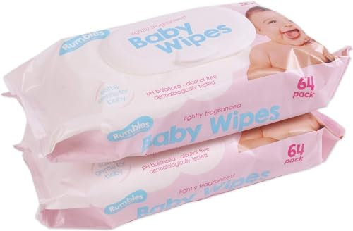 ZYBUX - 128 Pack Multipack Fragranced Baby Wipes | | Lightly Scented Wet Wipe, Dermatology Tested, Alcohol Free & PH Balanced | Gentle for Soft Skin