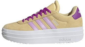 adidas Unisex Kids VL Court Bold Shoes Junior, Orange Tint/Bliss Lilac/Flash Pink, 6.5 UK