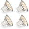 YUIIP GU4 Lampe 4W Warmweiß 2700K – Ersatz für 20W-40W Halogen, MR11 Größe, AC/DC 12V, Nicht Dimmbar, 120° Abstrahlwinkel, 390 Lumen, 4er Pack