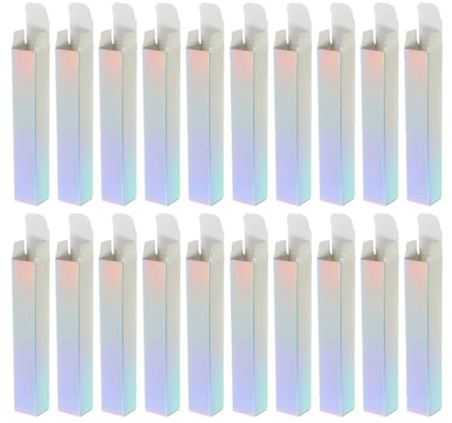 Ipetboom Lipstick Packaging Boxes 30Pcs Portable Paper Lip Gloss Wrapping Containers 4.7X0.8X0.8 Inches Cosmetic Lip Balm Holder for Travel Makeup Storage