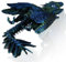 3D Drache Figuren 3D Gedrucktes Drache Spielzeug Dragon Realistische Beweglicher Drachen 3D Gedruckter Drache mit Flügeln (Blau)