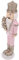 HOLIDYOYO Figurine Nutcracker Résine Décoration De Bureau Rose Ornement De Festival Élégant pour Ambiance Romantique Et Festive