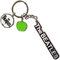 Rock Off officially licensed products The Beatles Text Logo Drop T Drum & Apple Charms Keychain One Size