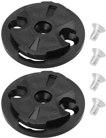 SG Store 2 Sets Bike Computer Bracket Mount Fixed Base Stopwatch Bracket Fixed Male Seat Dial Fixing Base Compatible with GARMIN 32x29x2mm Black