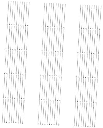 Cabilock 15 Juegos Palillos para Brochetas Pajitas Palillos para Mezclar Café Batidores Vasos para Bebidas Palillo para Café Agitadores De 10 Uds * 15 Reutilizable
