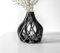 Vase Schwarz Matt Vase für Pampasgras 21cm Höhe Vasen Tischdeko Modern Blumenvase Schwarz Aesthetic, für Esszimmer Dekor Geschenk Hochzeit Weihnachten