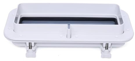 Hyuwdai 1pcs 40x20cm Rectangular Porthole Window for Marine Boat Yacht Porthole Windows Square Port Yacht Porthole Hatch