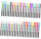 NUOBESTY 48 Stück Malstift Marker Auf Wasserbasis Aquarellstifte Lackmarker Für Holz Metallische Gelstifte Kalligraphie-marker Marker Für Das Journaling Plastik