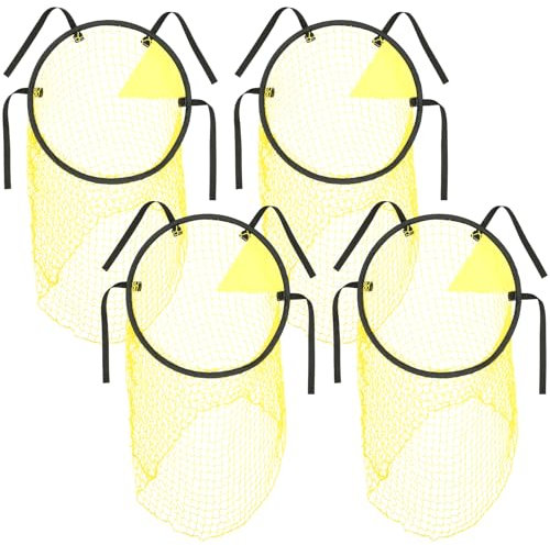 4Pcs Top Bins Football Target Goal Nets Soccer Top Bins Target Nets Footballs Goal Net Training Goals Football Training Target Footballs Tops Corner Targets Net for Practice