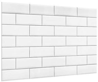 micasia Glas Spritzschutz inkl. Aufhängung 4 mm starke Küchenrückwand Steinoptik Glasrückwand - Made in Germany - Modern ESG Wandpaneel weiss Küche Herd Küchenspiegel 1786 (60x40cm)