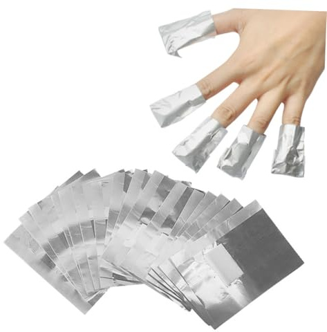 PENIKOKO 100pcs Gel Nail Polish Remover Pads Nail Cleaning Stick Non-abrasive for Safe