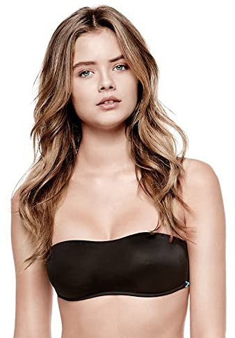 Infiore Reggiseno Fascia Sfoderata in Microfibra Elasticizzata, Coppe Estraibili, Senza Ferretto 2011 Italia Style (IT, Taglia della Coppa & Taglia della Fascia, B, 1, Nero)