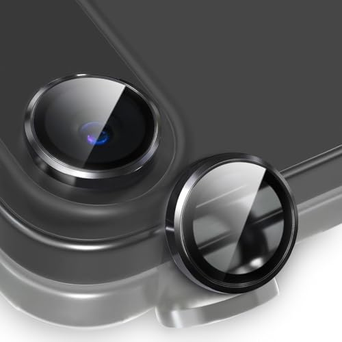 AFENGBOX 2 Stück Kameraschutz für iPhone 17 Air Kamera Schutz,9H Panzer Schutz Glas Linsen,Ultra HD Kratzfest Kamera Schutzfolie für iPhone 17 Air,Schwarz