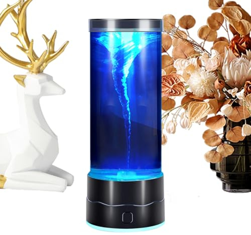Holdes Twister Tornado Licht - Coole Dekolampe Mit Spielerischem Design & Deko-Idee,Wasserwirbel-Nachttischlampe Mit Tornado-Effekt,Für Zuhause Studentenzimmer Wohnung Arbeits- & Wohnbereiche