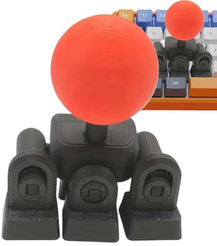 3D Printed Keyboard Joystick, 4 Way Functional Joystick Keycap, Novelty Mechanical Keyboard Controller Directional Key Mod, Easy Install Keyboards Mod Game WASD Joysticks Keycaps Key Controller